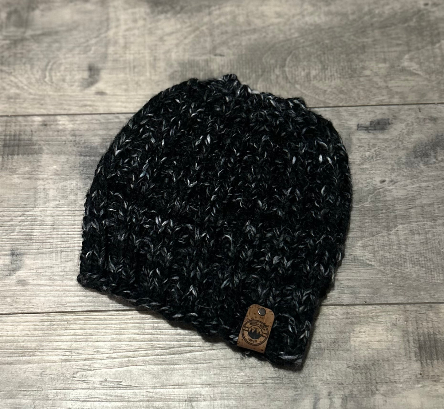 Adult Messy Bun Beanie