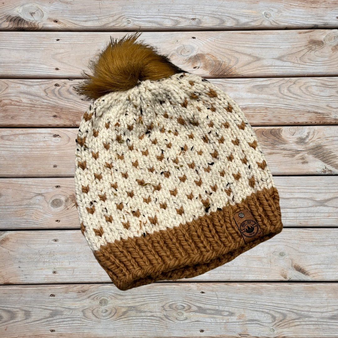 Adult Staple Beanie with Pom