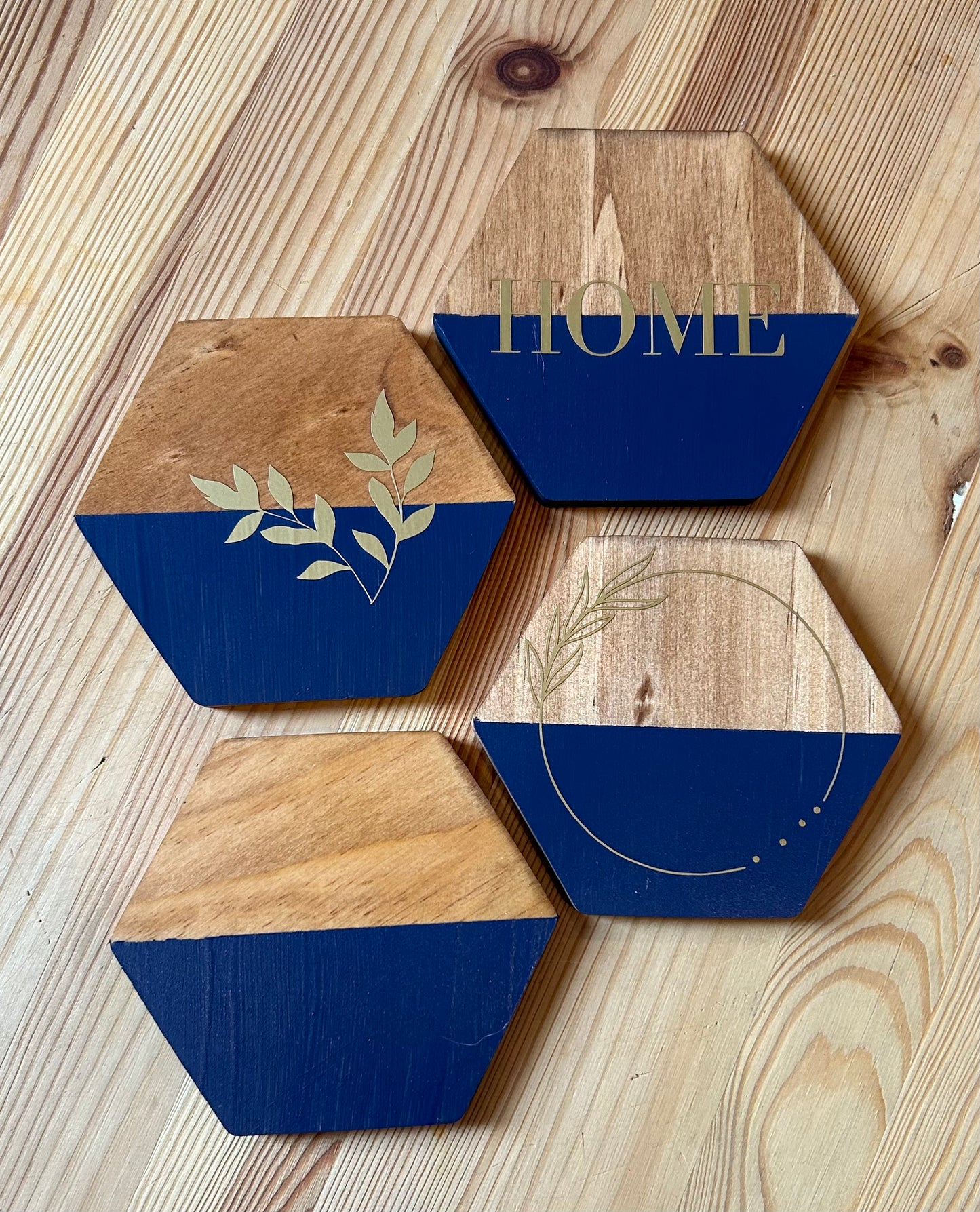 Wooden Coaster Set